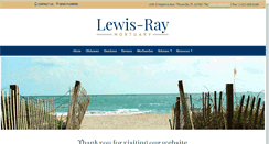 Desktop Screenshot of lewisraymortuary.com